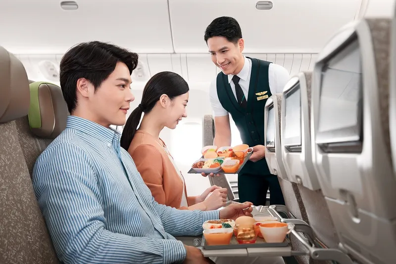 Dịch vụ tại hạng ghế phổ thông EVA Air