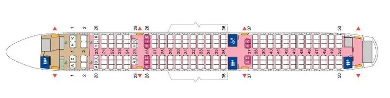 Sơ đồ chỗ ngồi Airbus A321-200 EVA Air