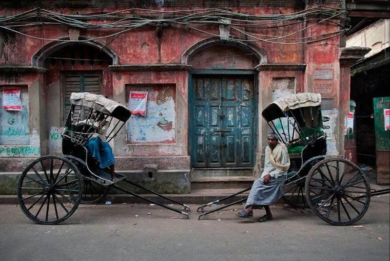 Xe kéo tay ở Kolkata